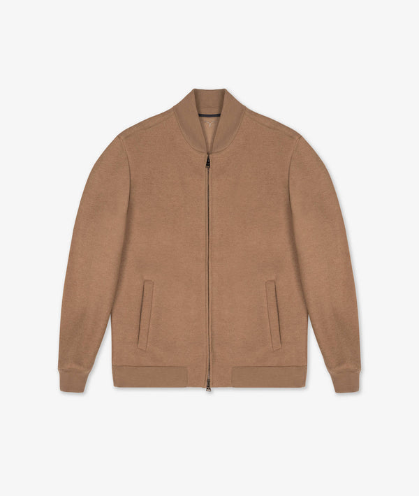 Bomber in lana e cammello Atlas