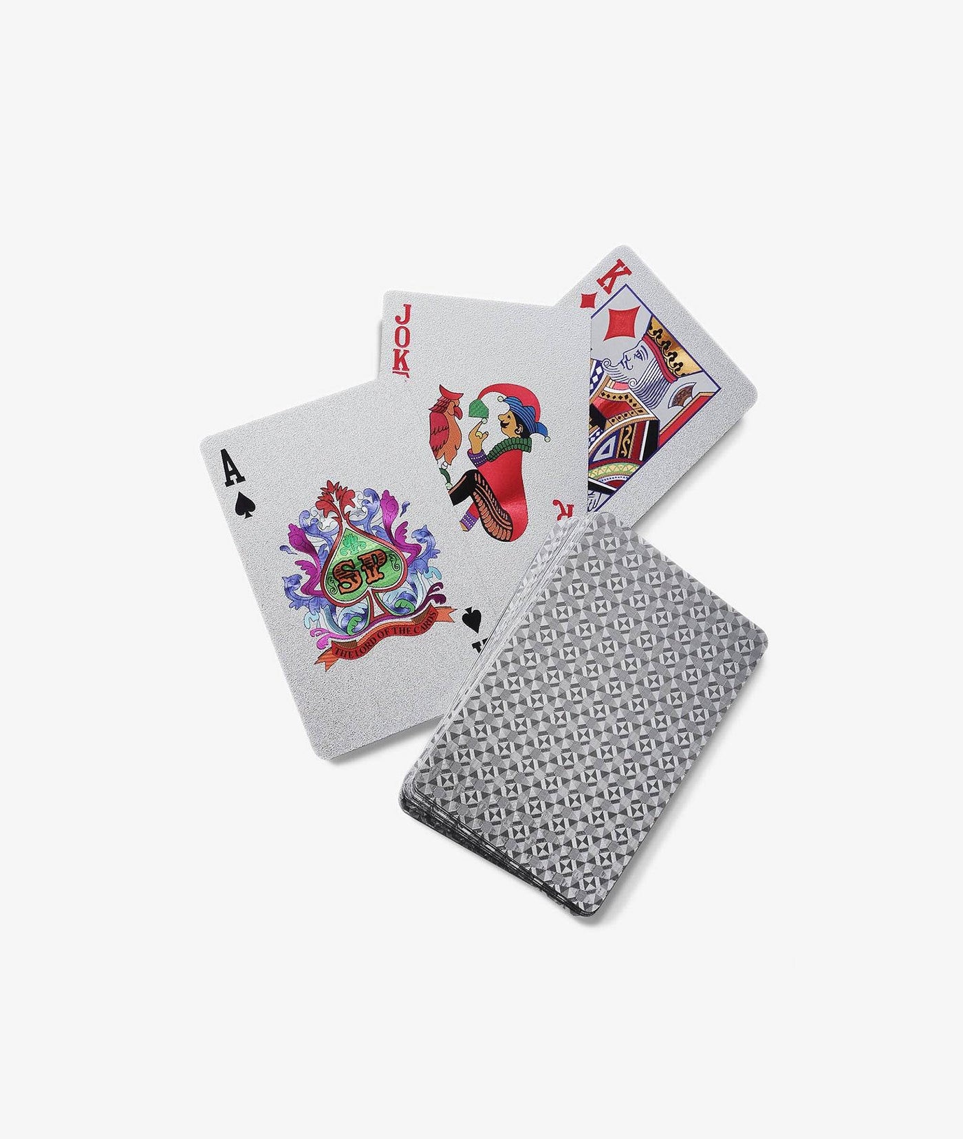 FT-SHOP Carte da Gioco 2PCS Impermeabile Carte da Magia Oro e Argento Carte da Magia per Gioco di Carte Family Party Game