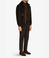 Bomber in cashmere e cotone Makalu
