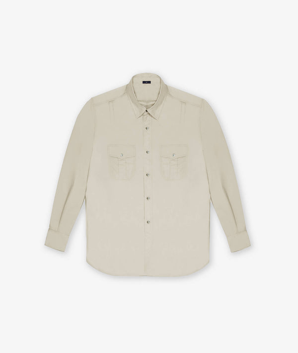 Camicia militare in cotone