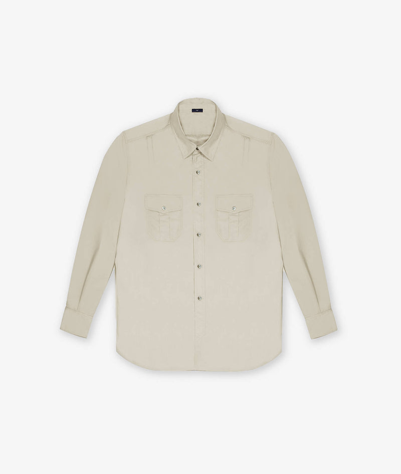 Camicia militare in cotone