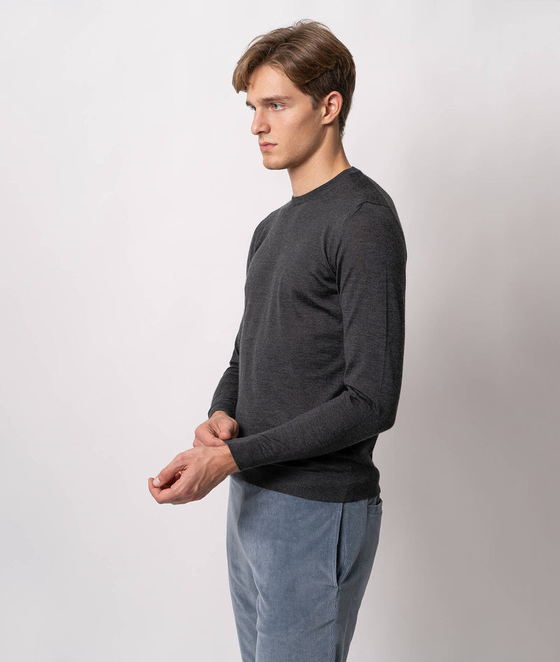 Maglione girocollo in cashemere e seta Nuuk