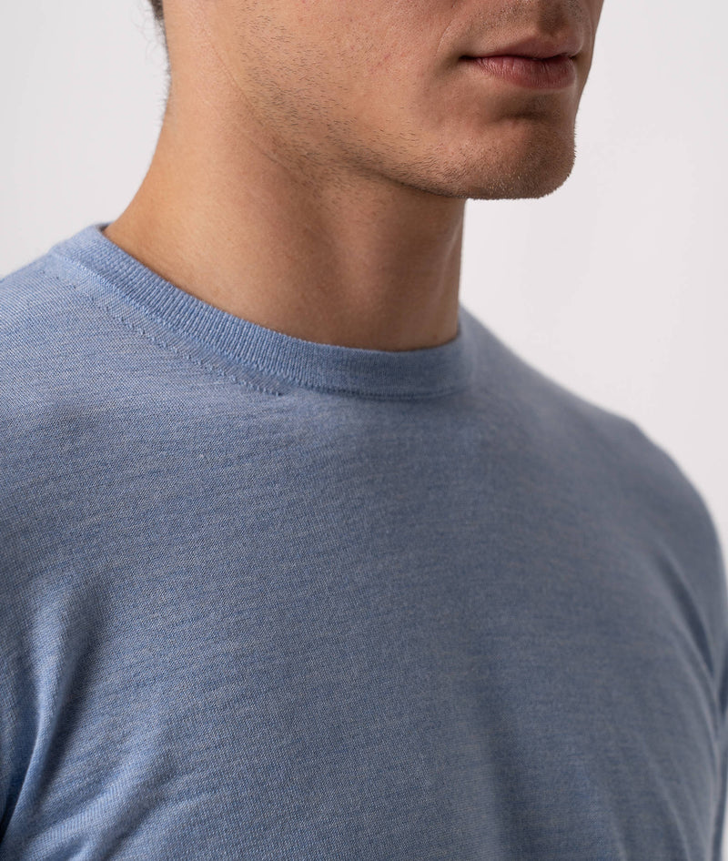 Maglione girocollo in cashemere e seta Nuuk