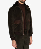 Bomber in cashmere e cotone Makalu