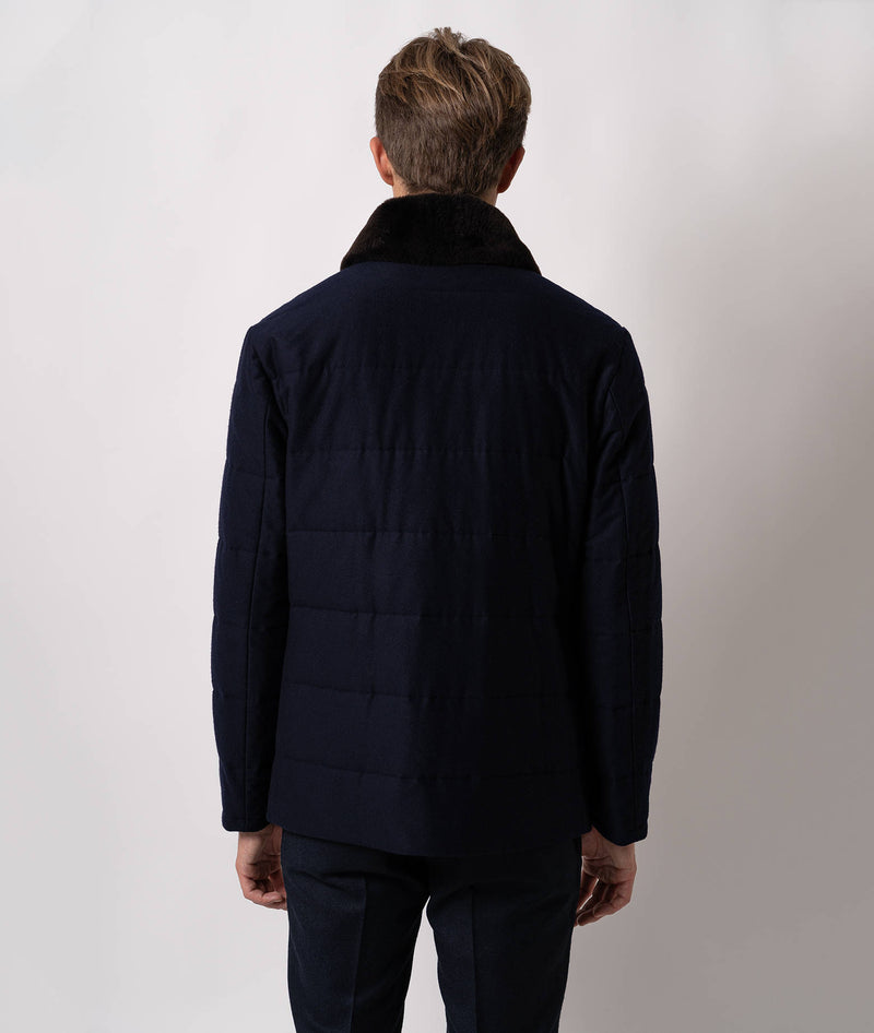 Giacca trapuntata in cashmere Ortles